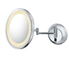 Magnified Makeup Mirrors with Switchable Light