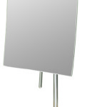 Rectangular 3X minimalist freestanding magnifying makeup mirror