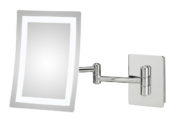 Contemporary Rectangular Switchable Magnifying Makeup Mirror