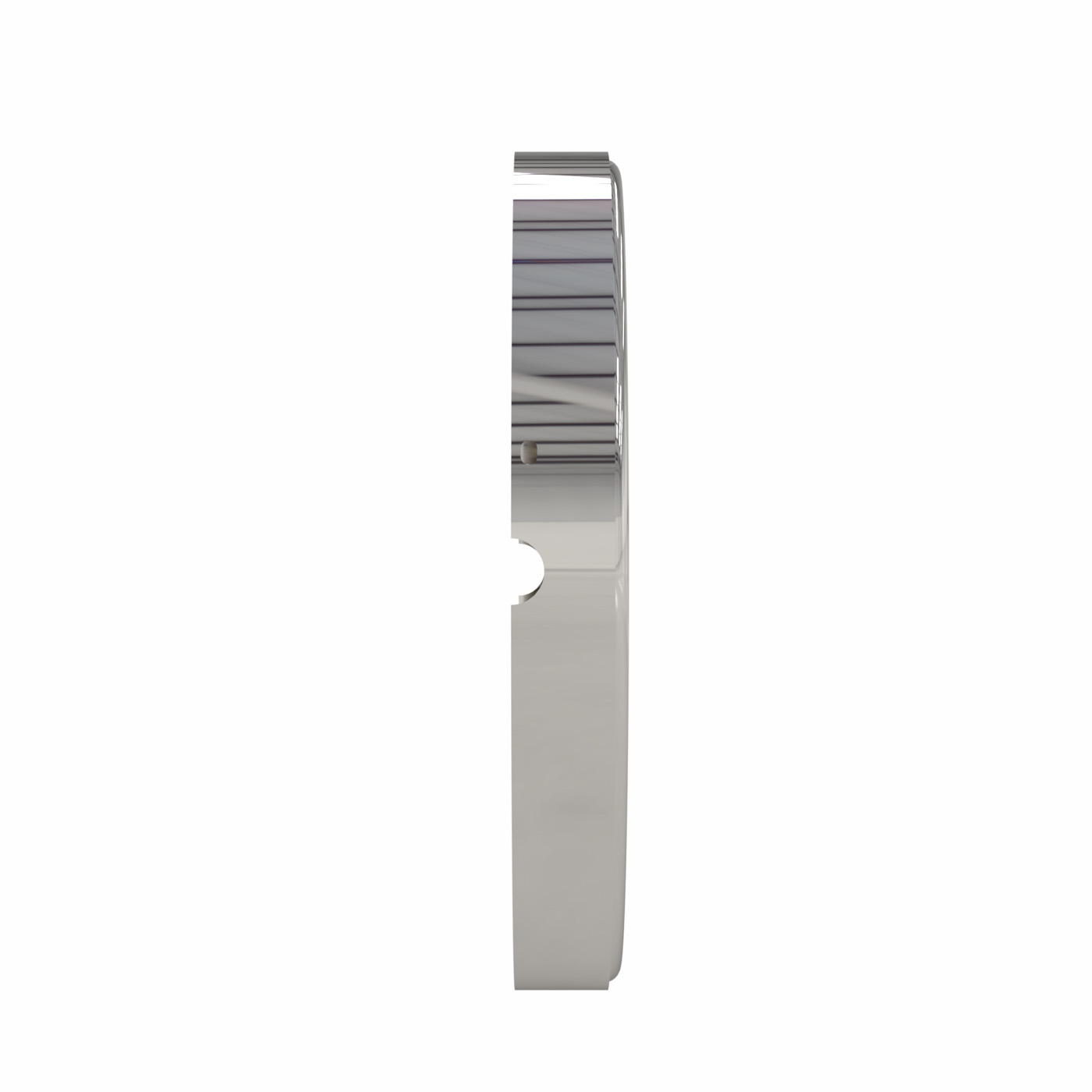 Polished Nickel Optional 7X Lens for Double Sided Round LED Lighted Mirrors