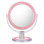 Pink bling double-sided 10X/1X freestanding mirror